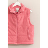 Puffer Vest With Zipper