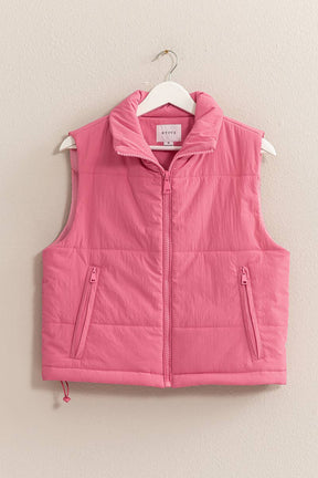 Puffer Vest With Zipper