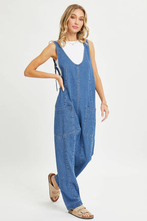 BESTSELLER ONE-AND-DONE DENIM JUMPSUIT