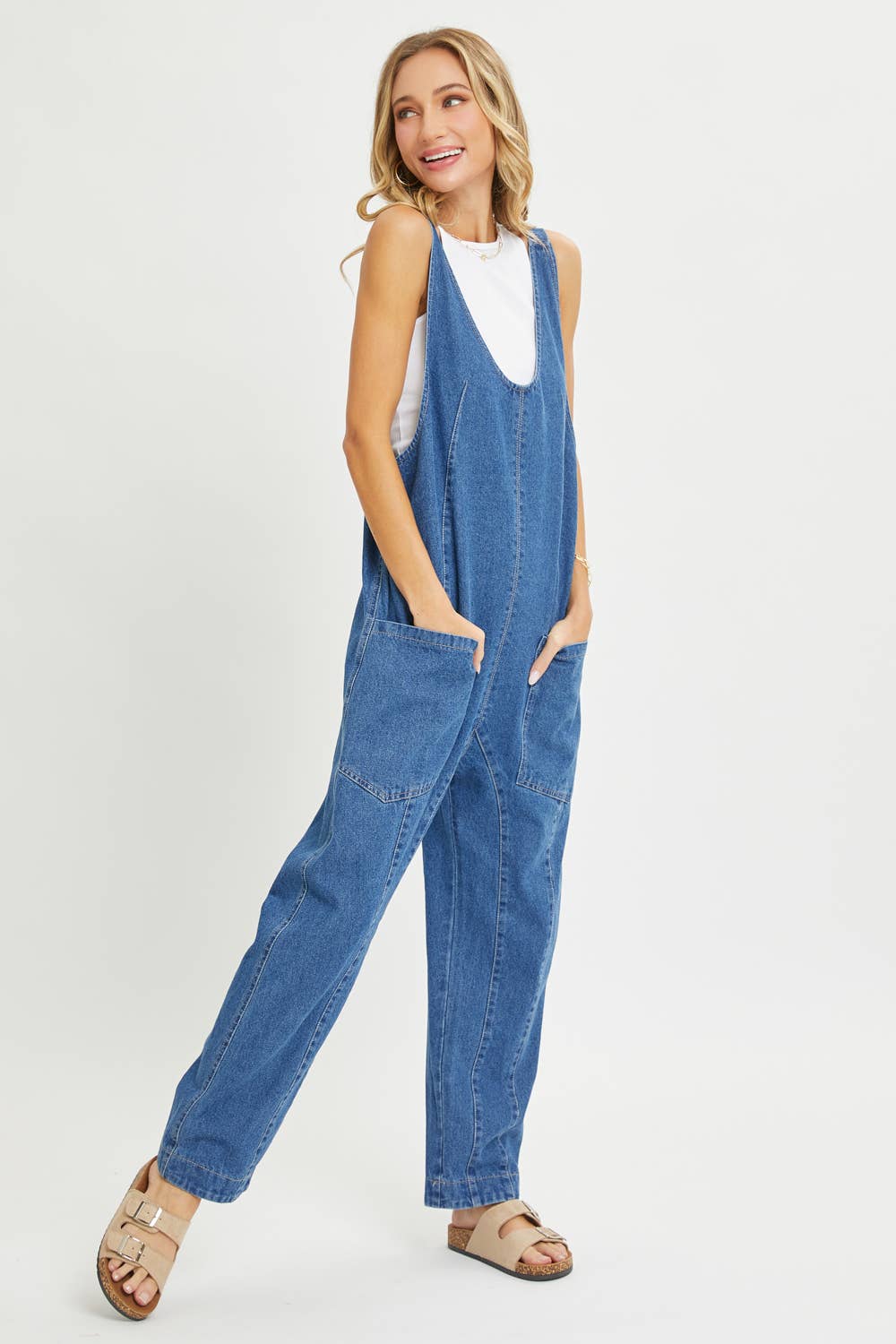 BESTSELLER ONE-AND-DONE DENIM JUMPSUIT