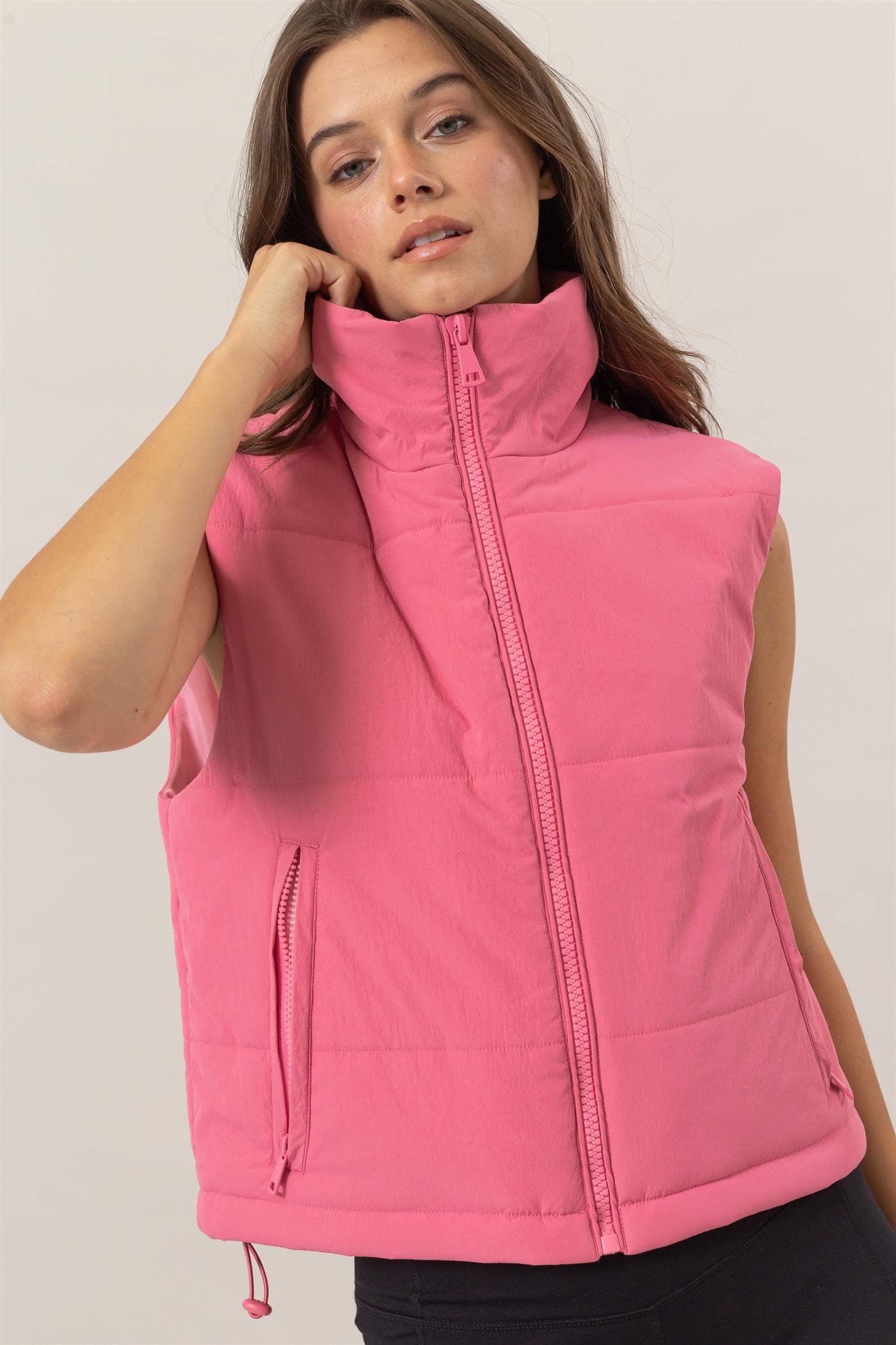 Puffer Vest With Zipper