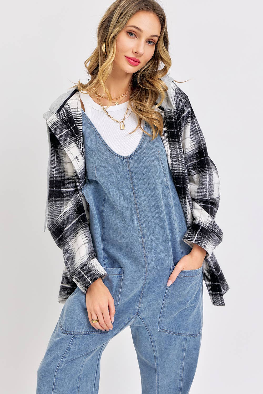 BESTSELLER ONE-AND-DONE DENIM JUMPSUIT