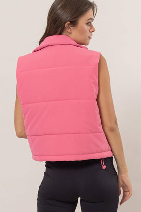 Puffer Vest With Zipper