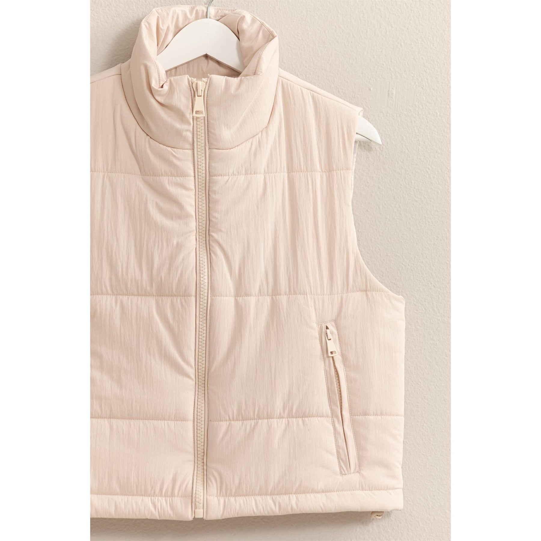 Puffer Vest With Zipper