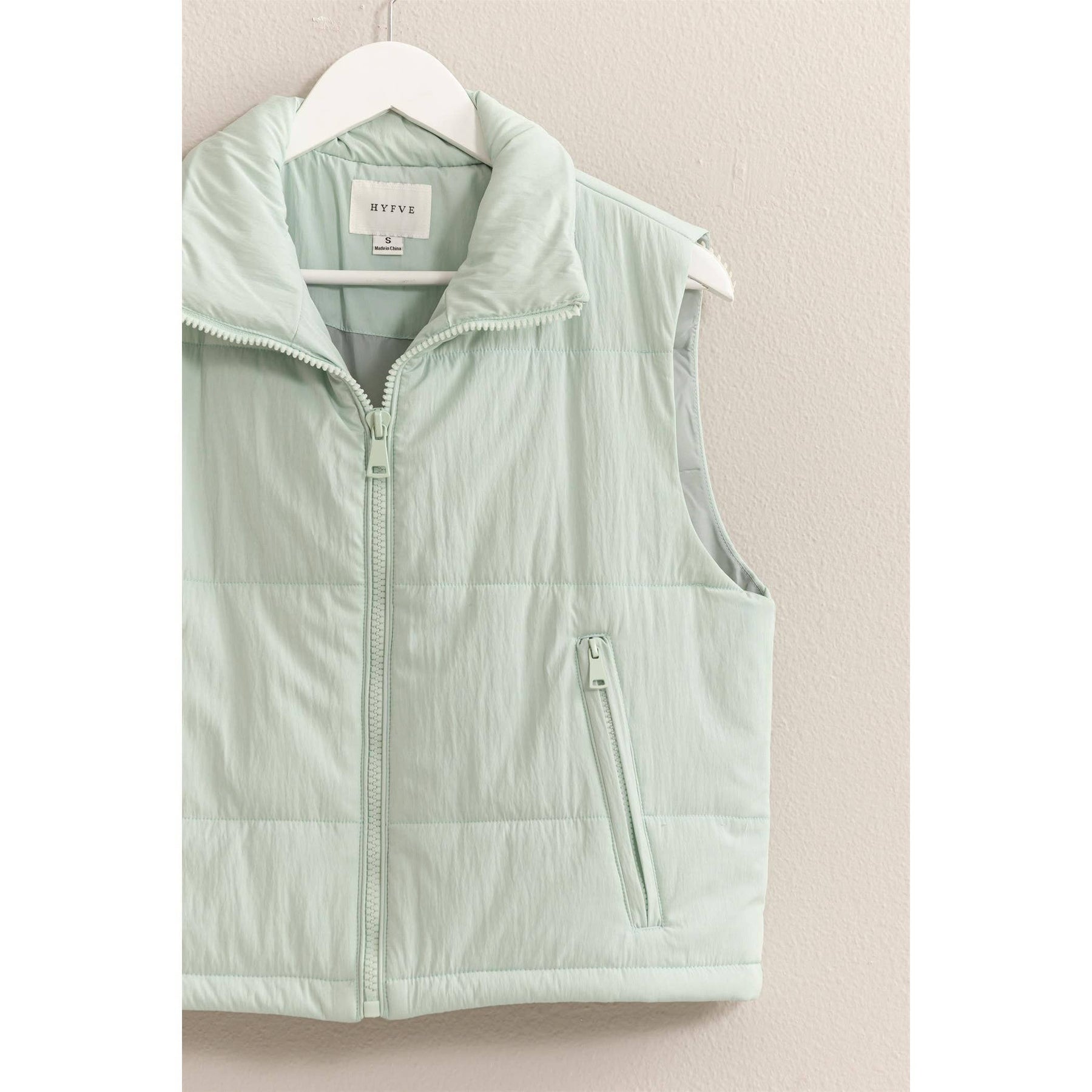 Puffer Vest With Zipper