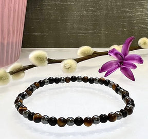 Natural Protection 4mm 7.5” Stretch Bracelet