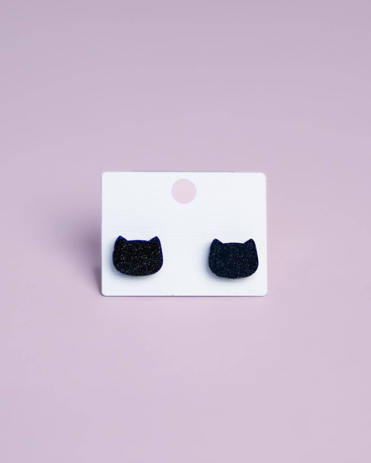 Black Cat Halloween Stud Earring