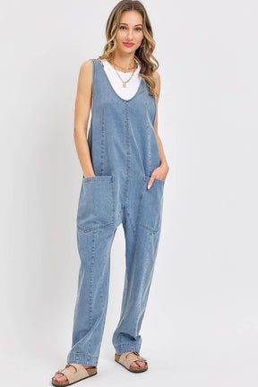 BESTSELLER ONE-AND-DONE DENIM JUMPSUIT