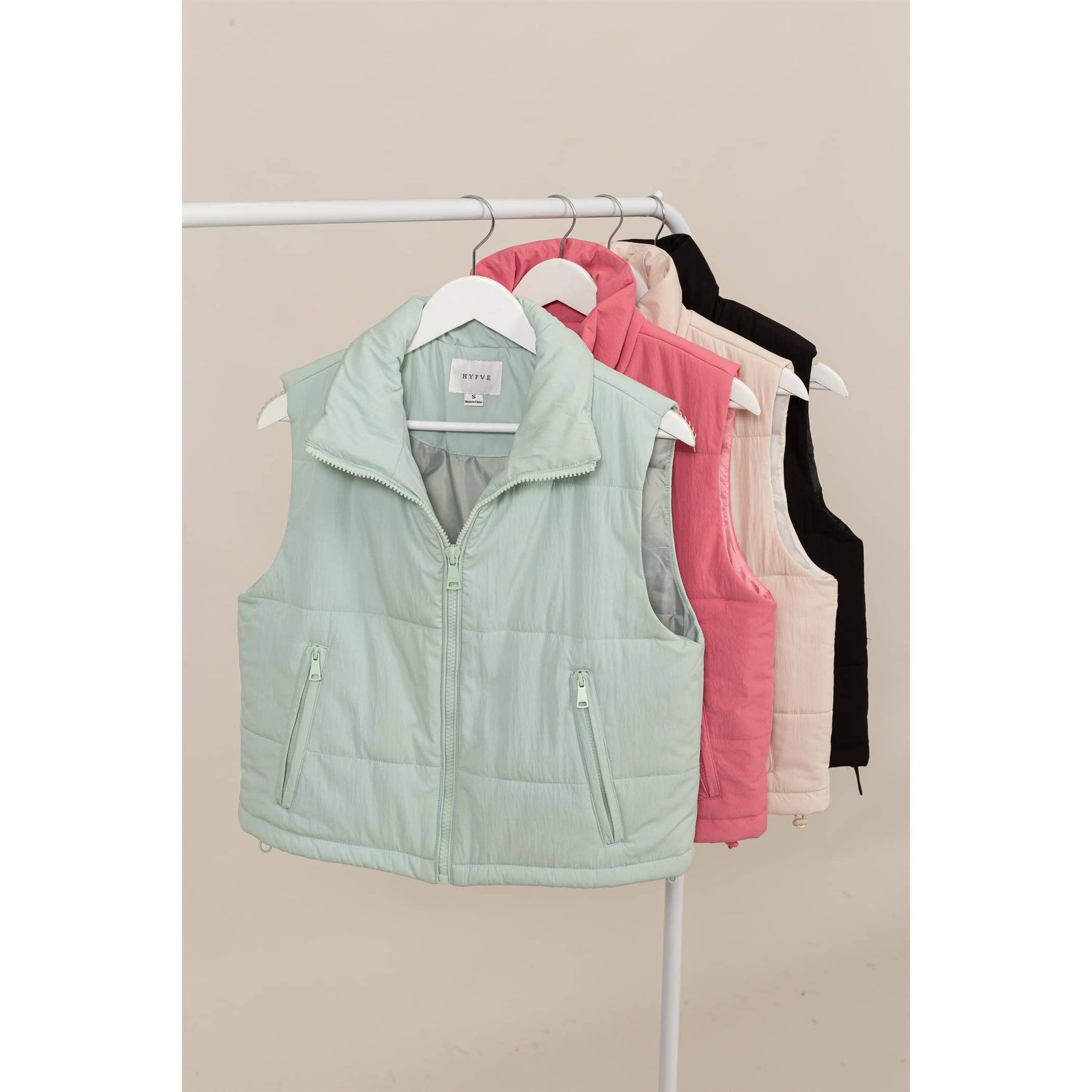 Puffer Vest With Zipper