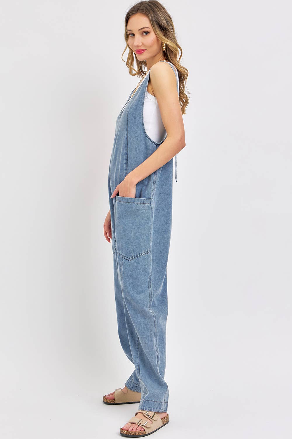 BESTSELLER ONE-AND-DONE DENIM JUMPSUIT