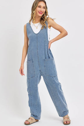 BESTSELLER ONE-AND-DONE DENIM JUMPSUIT