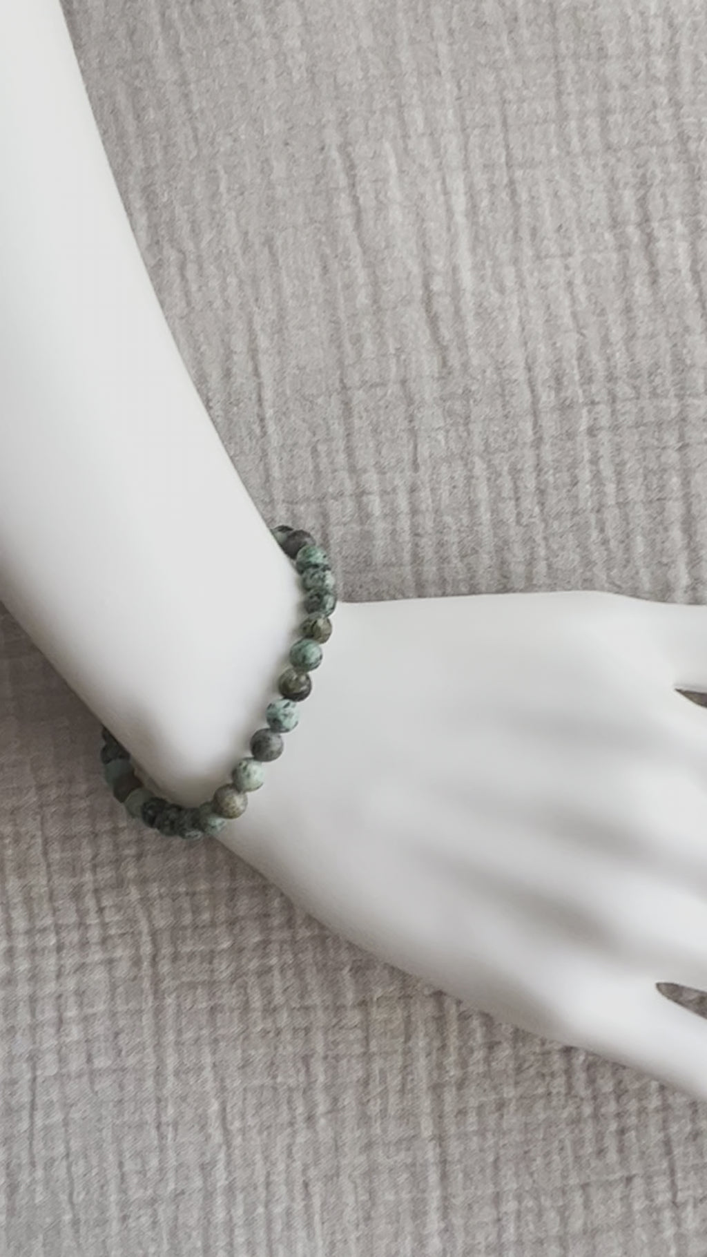 Turquoise Bracelet on wrist - video