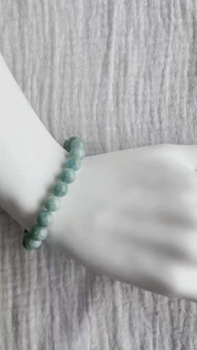 Amazonite Bracelet on wrist - video