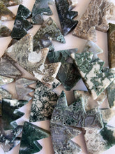 Moss Agate Mountain Carvings