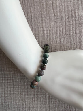 Ocean Jasper Bracelet on wrist