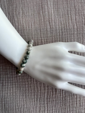 Peace Jade Bracelet on wrist