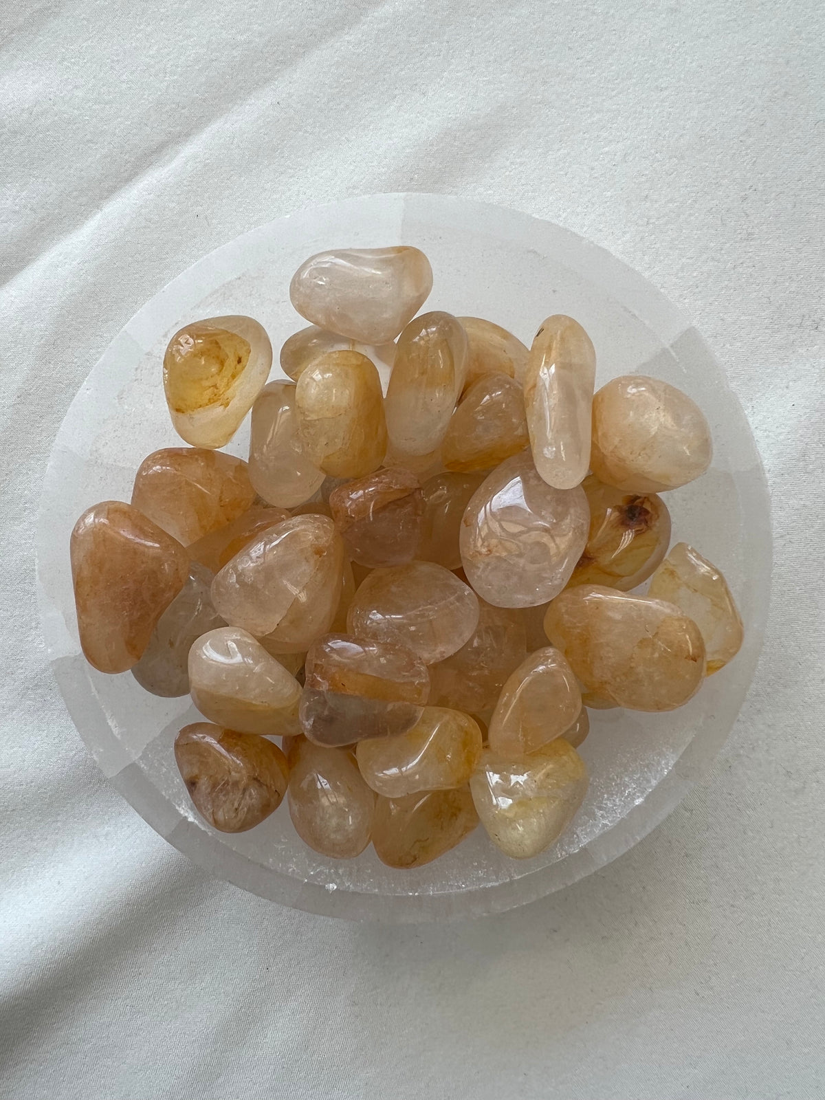 Golden Healer Inclusion Quartz Tumbled