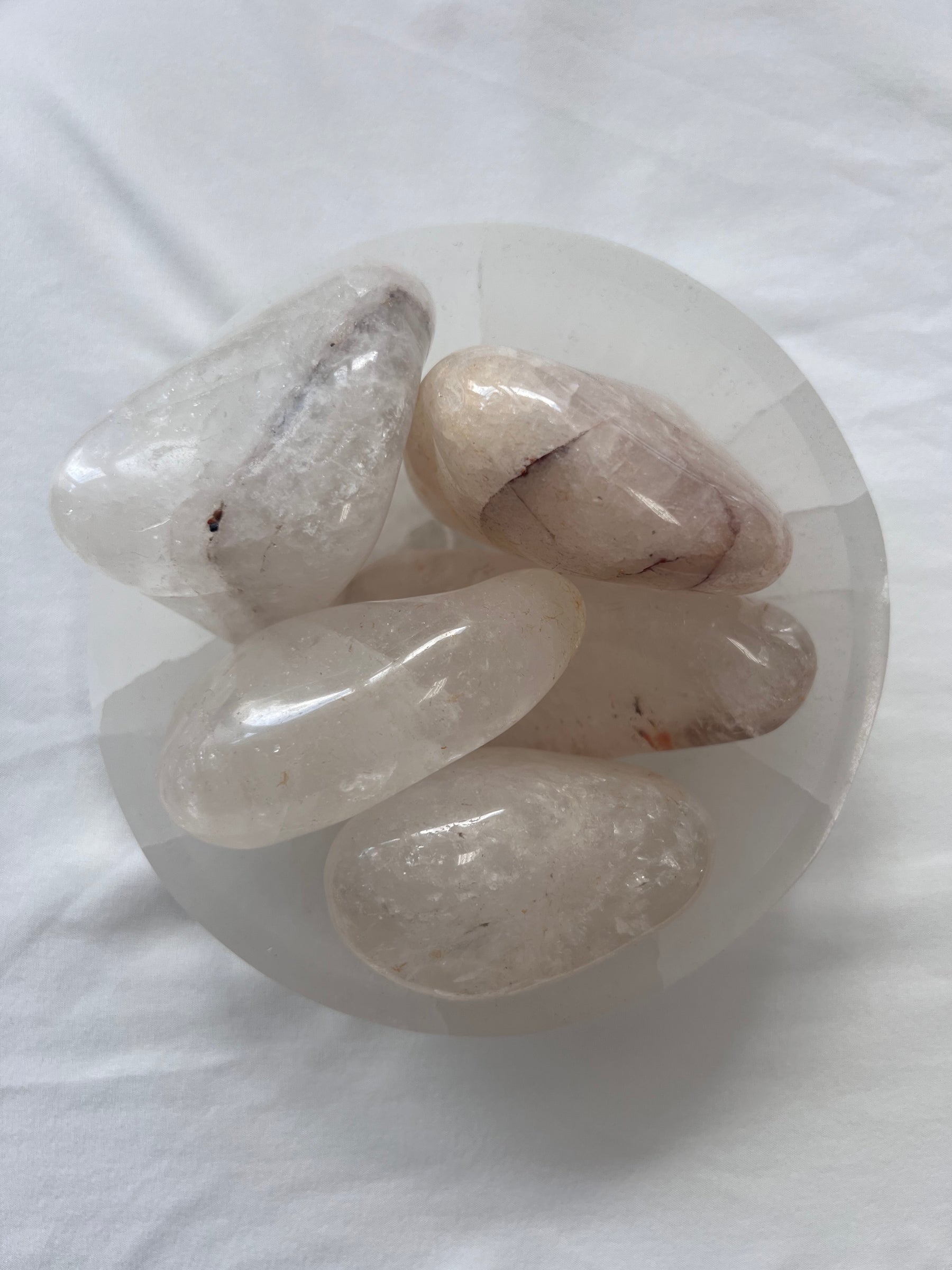 Clear Quartz, Jumbo Tumbled