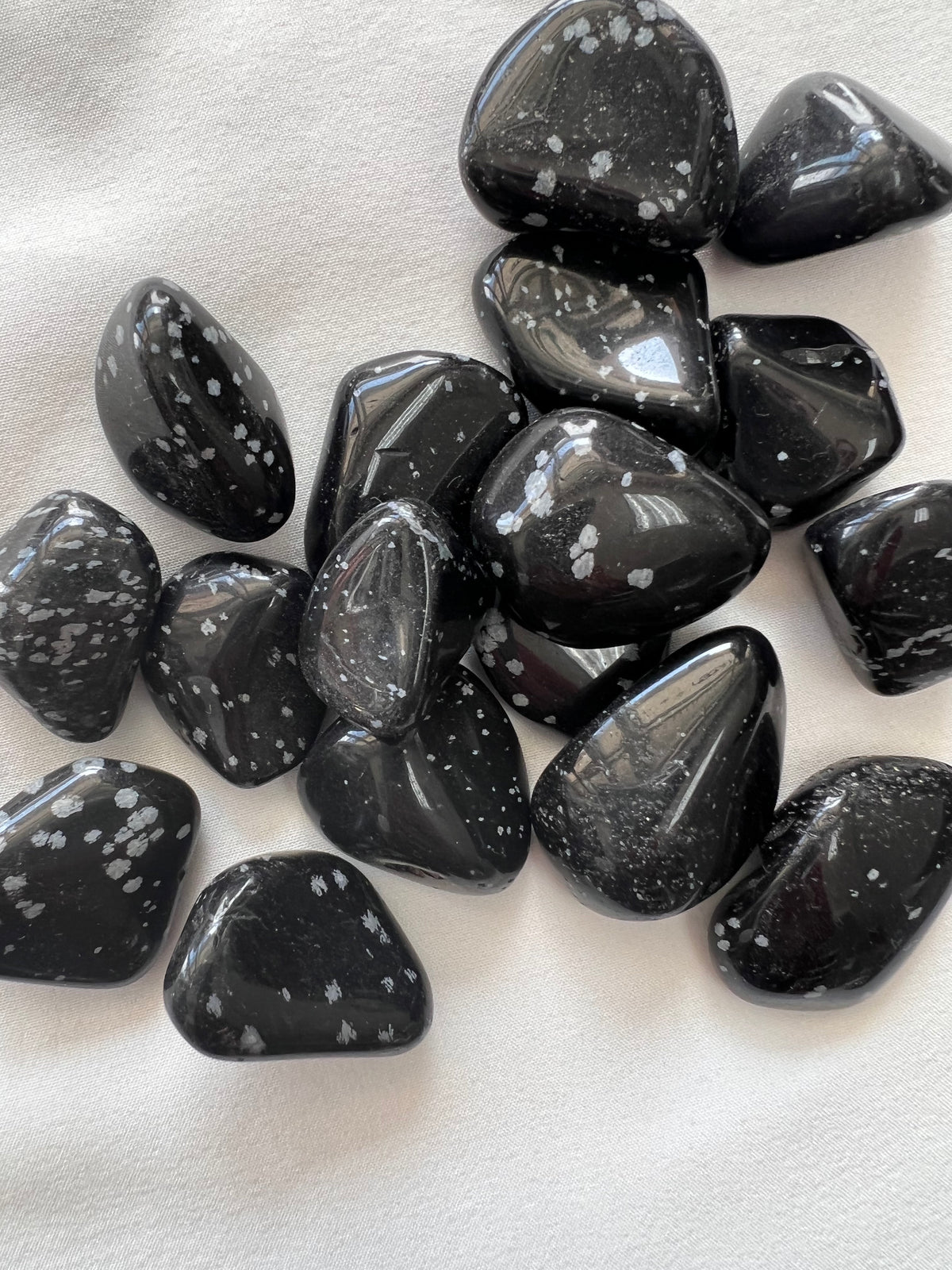 Obsidian, Snowflake Tumbled