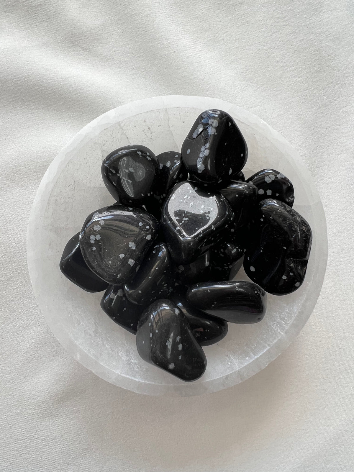 Obsidian, Snowflake Tumbled