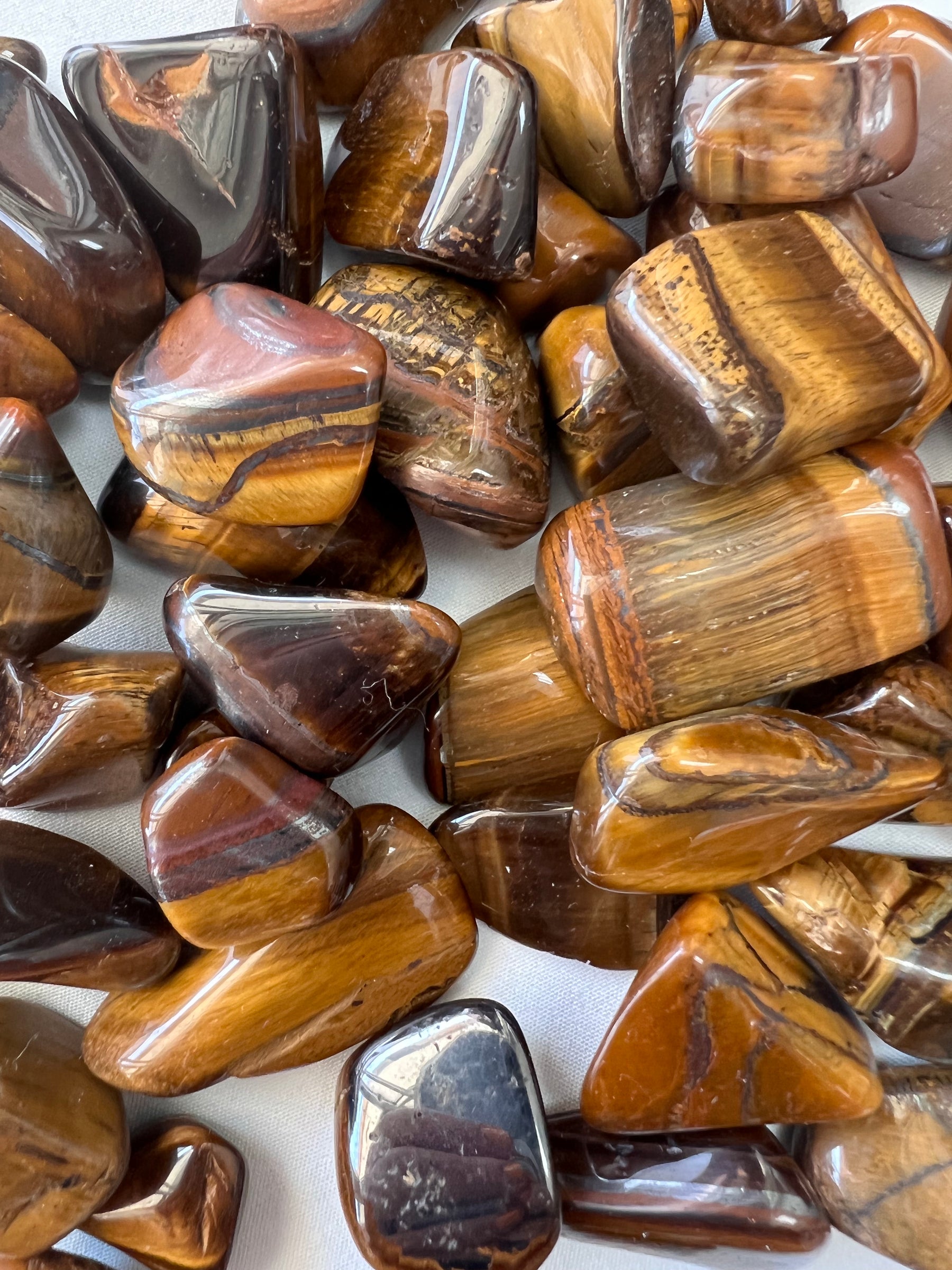 Tiger's Eye Tumbled